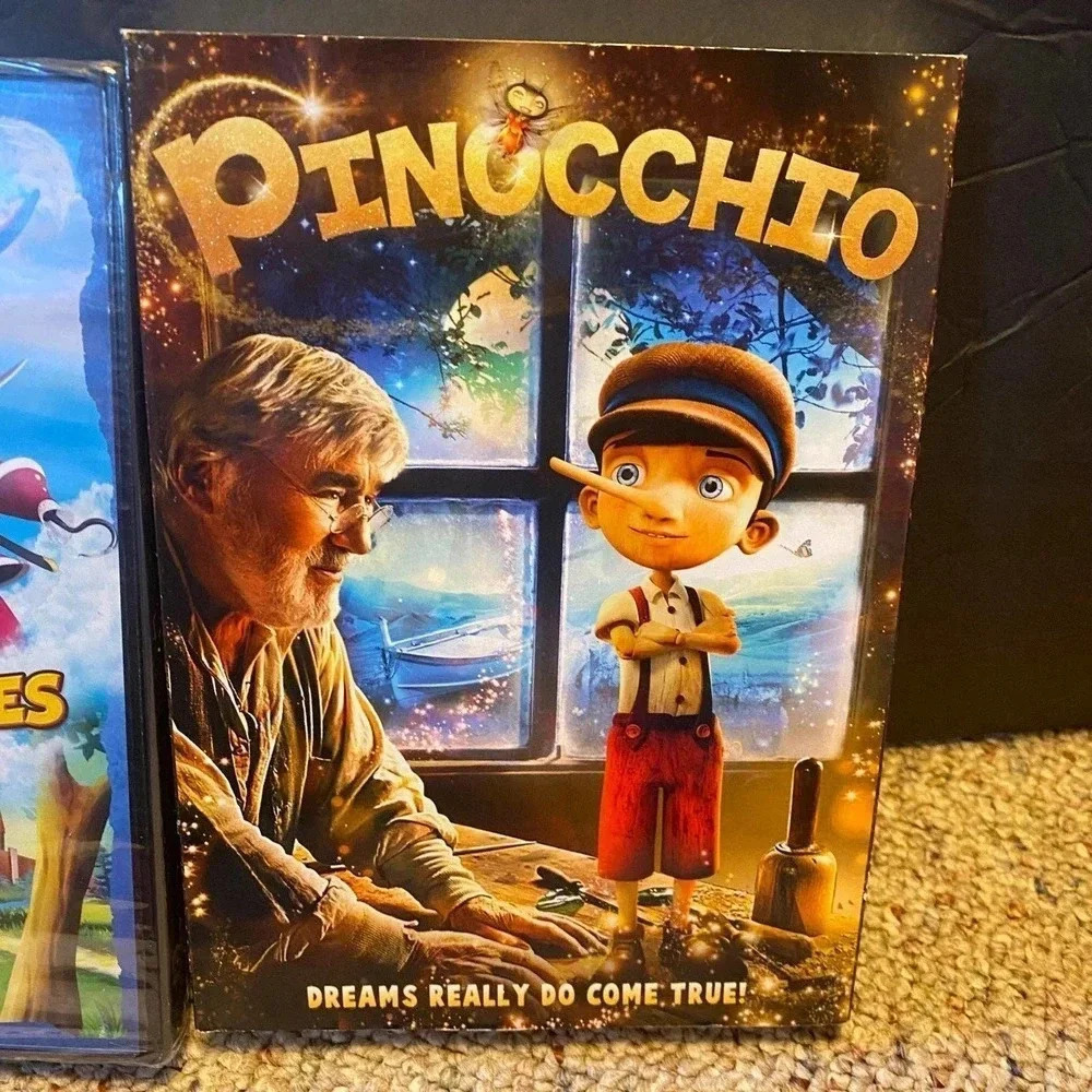 2 New DVD MOVIES PINOCCHIO AND 6 Magic Fairy Tales - Picture 3 of 4